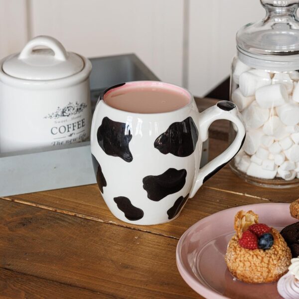 Cow Print Cup Cow Mug With Udders 15oz Cow Coffee Mug - Cow Mugs - 450 ml Cow Print Cups Cow Cup Cow Print Mug - Cow Print Stuff - Image 6