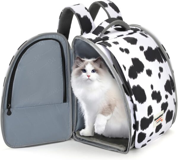 Montana West Cat Carrier Backpack for Small Medium Dog & Puppies with Blackout Curtains for Outdoor Adventures Travel Bag - Image 9