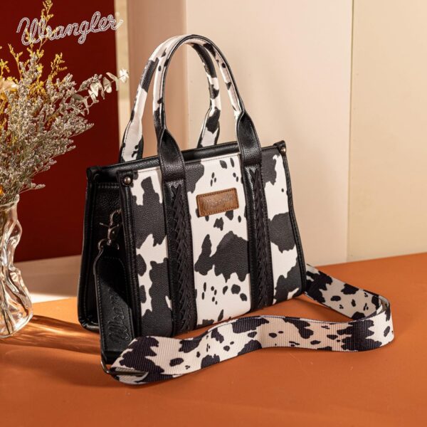 Tote Bag for Women Western Cow Print Purse Designer Top Handle Handbags - Image 3