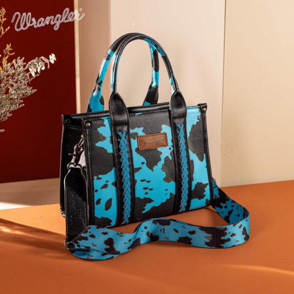 Tote Bag for Women Western Cow Print Purse Designer Top Handle Handbags - Image 3