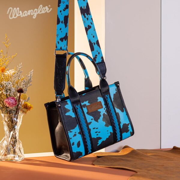 Tote Bag for Women Western Cow Print Purse Designer Top Handle Handbags - Image 6